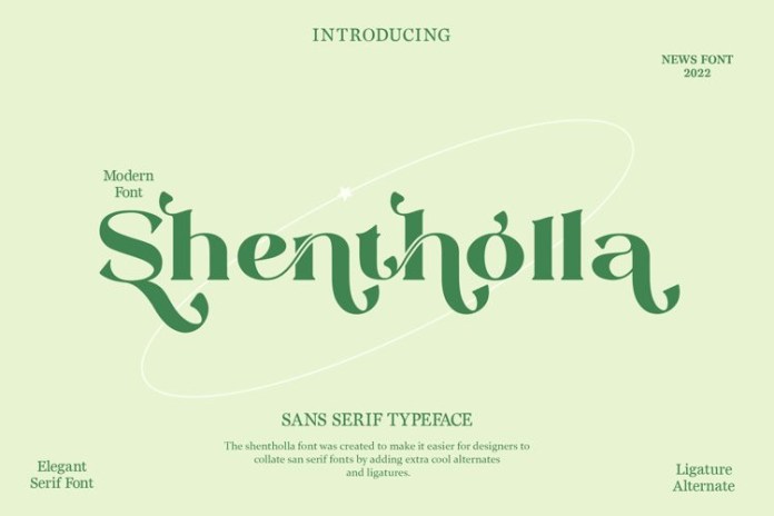 Shentholla Font