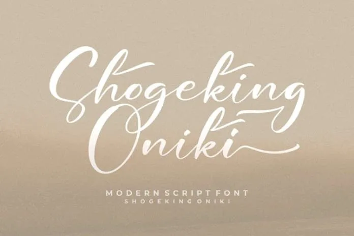 Shogeking Oniki Font