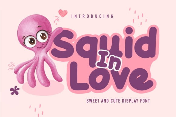 Squid in Love Font
