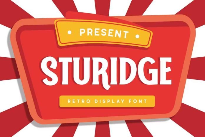 Sturidge Font