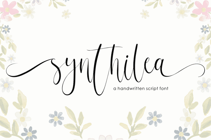 Synthilea Calligraphy Font