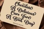 Taste Chocolate Font