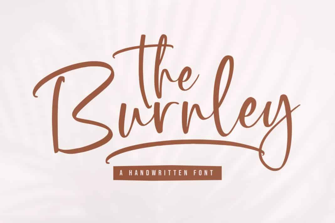 The Burnley Script Font