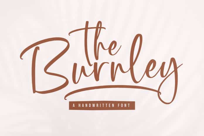 The Burnley Script Font