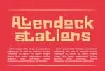 The Distriction Font