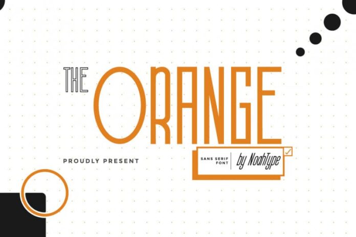 The Orange Font