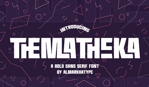 Thematheka - Bold Display Sans Font