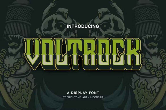 Voltrock Font