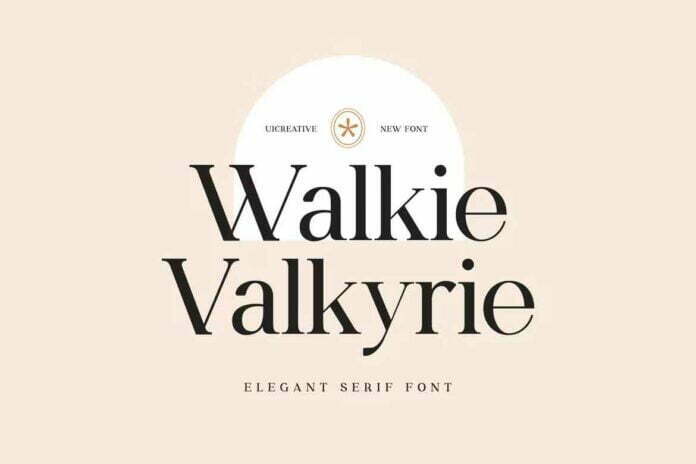 Walkie Valkyrie Font