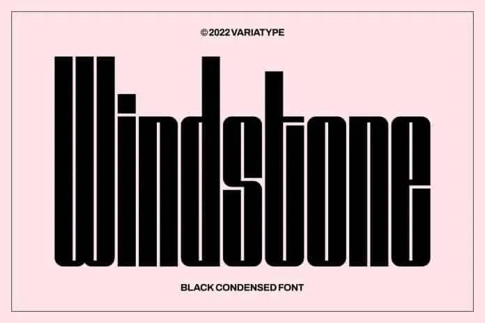 Windstone Display Font