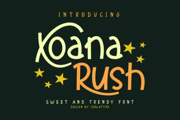 Xoana Rush Font