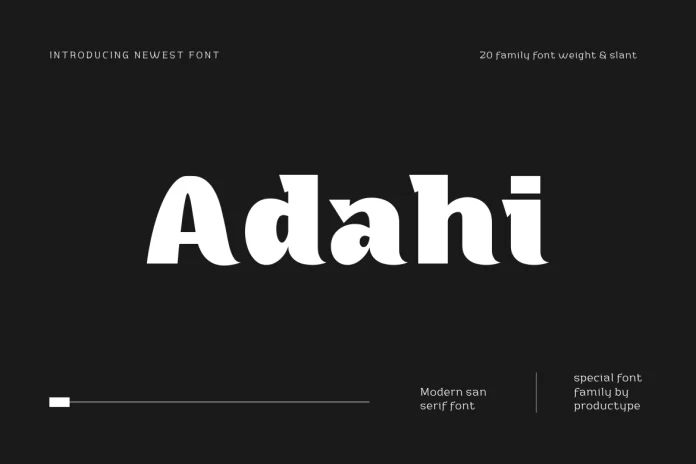 Adahi Font