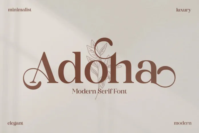 Adoha Font