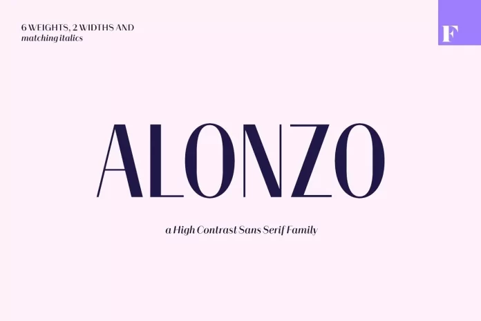 Alonzo Sans Serif Font