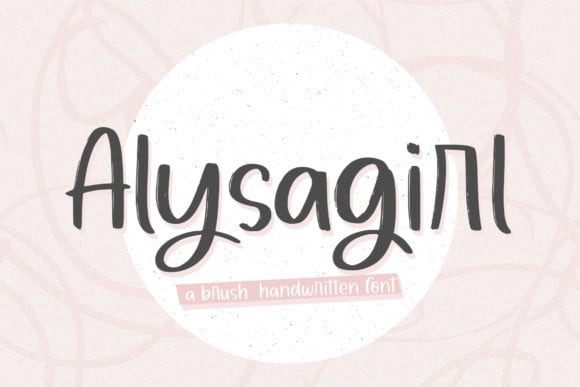 Alysagirl Font