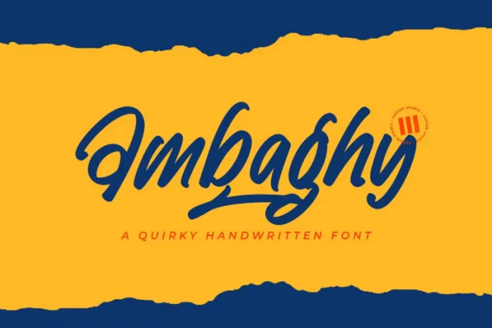 Ambaghy Font