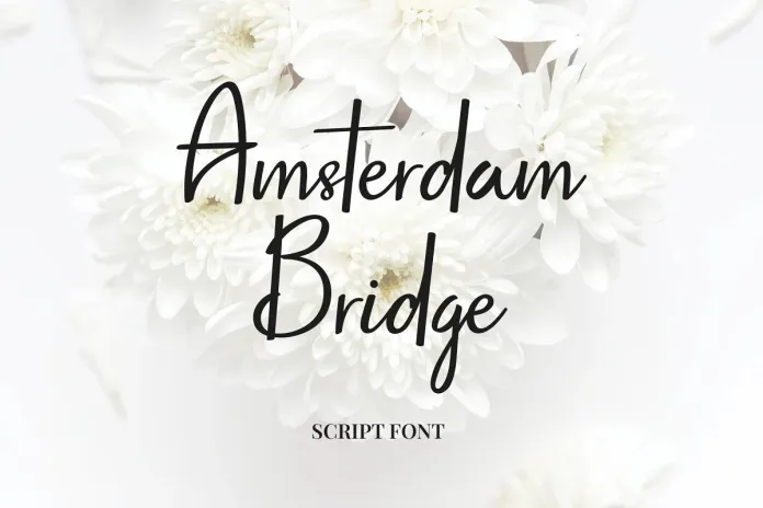 Amsterdam Bridge Font