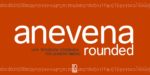 Anevena Rounded Font