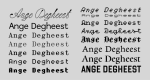 Ange Degheest Font