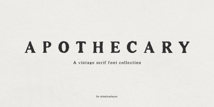 Apothecary Font