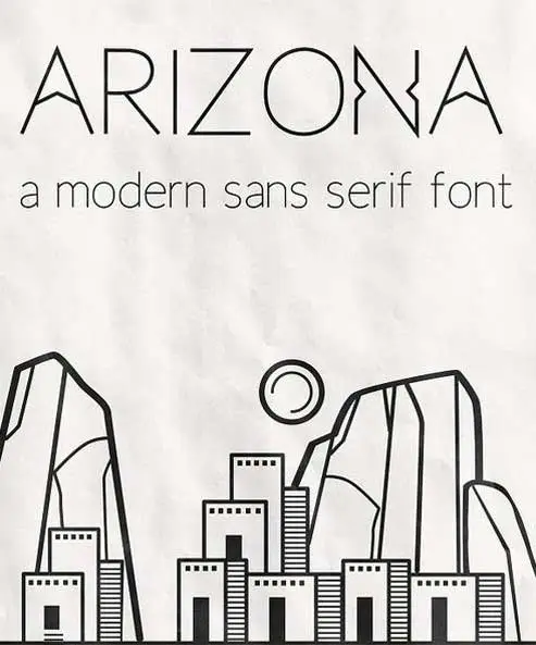 Arizona a modern sans serif Font