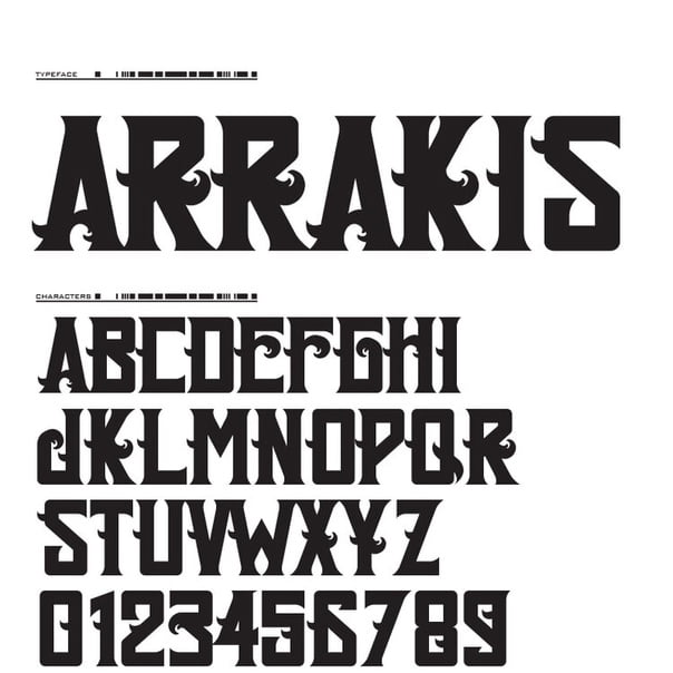 Arrakis Font