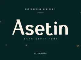 Asetin Font
