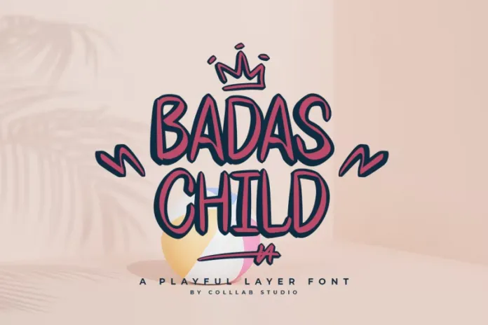Badas Child Font