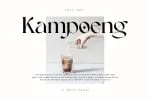 Bagtha Mendoneh Ligature Serif Font
