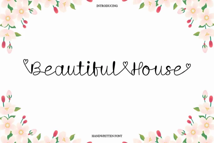 Beautiful House Font