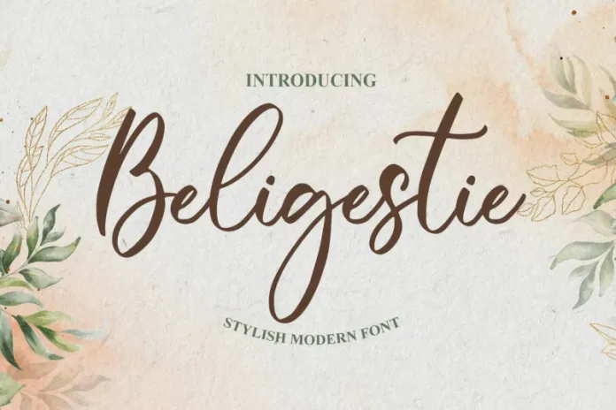 Beligestie Font