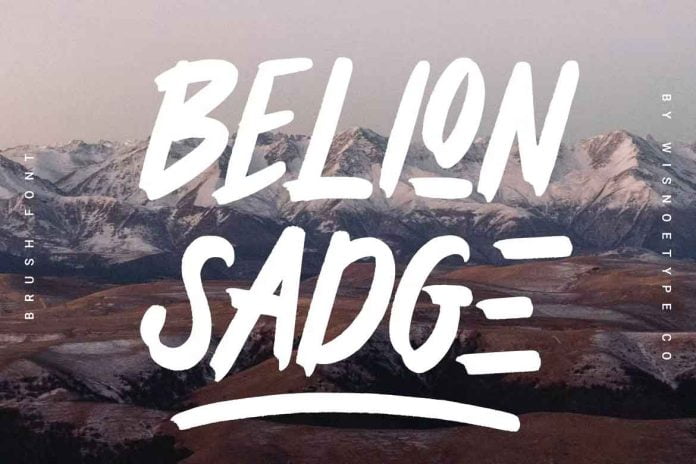 Belion Sadge Font
