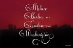 Benthura Script Font