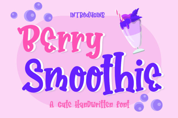 Berry Smoothie Font