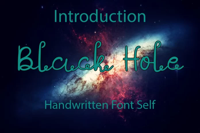 Black Hole Font