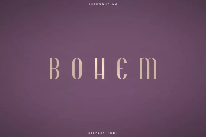 Bohem Font