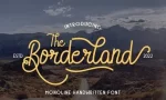 Borderland - Monoline Handwritten Font