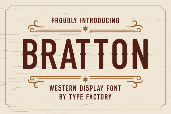 Bratton Font