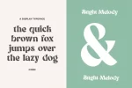 Bright Melody Font