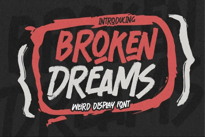 Broken Dreams Font