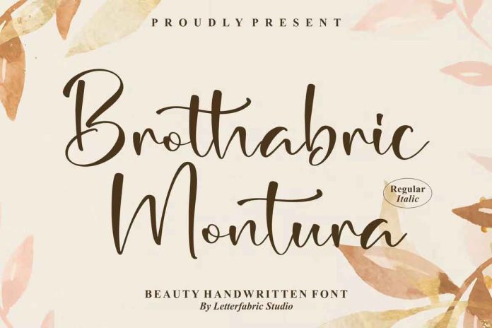 Brothabric Montura Font