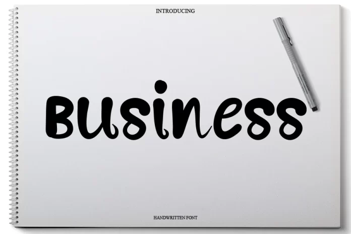 Business Script Font