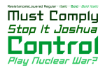 CC Resistance Is Lowered Font