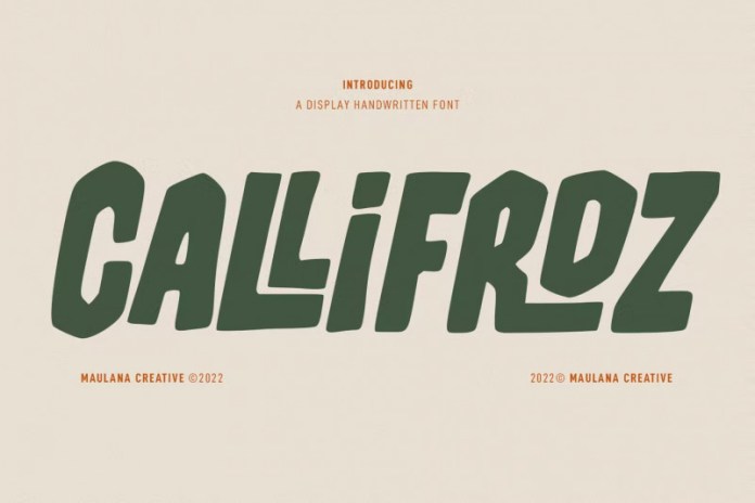 Callifroz Font