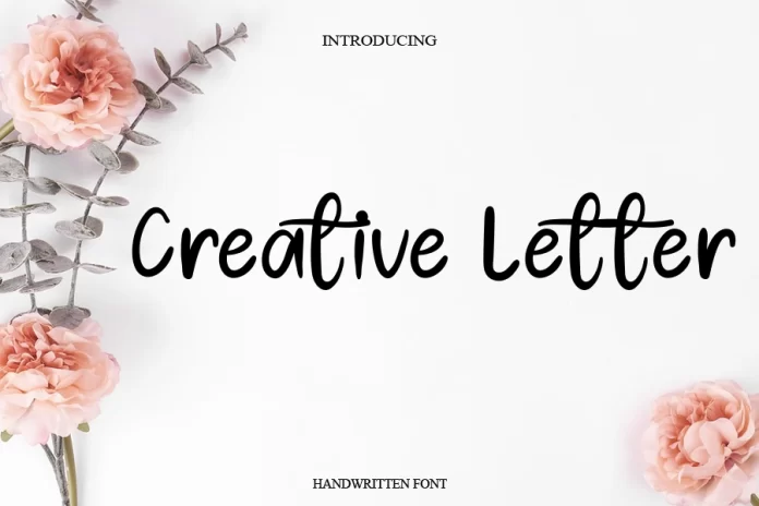 Creative Letter Font