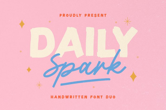 Daily Spark - Handwritten Font Duo