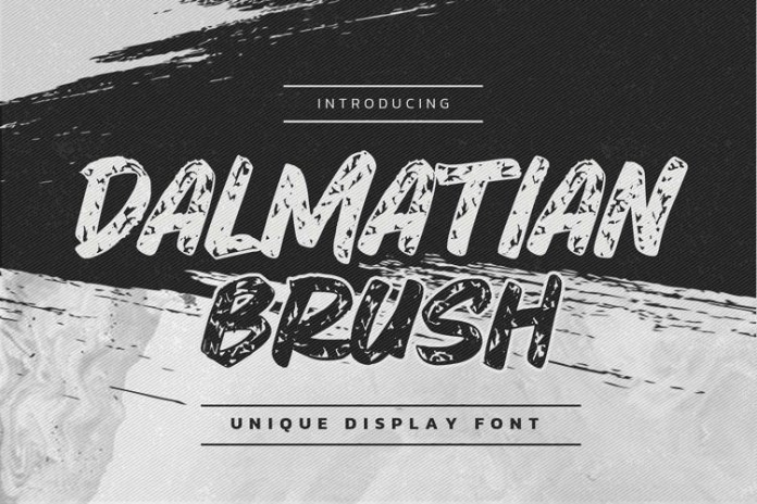 Dalmatian Brush Font