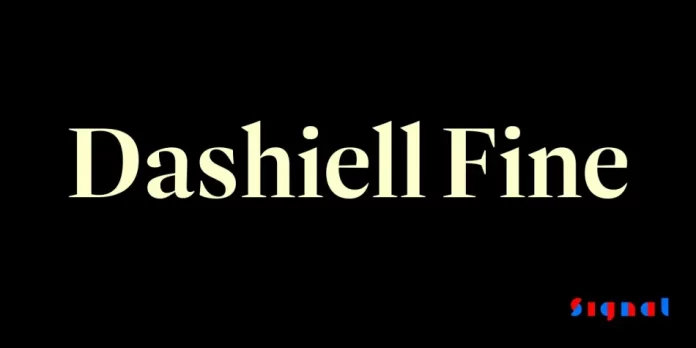 Dashiell Fine Font