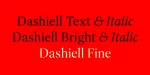 Dashiell Fine Font