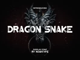 Dragon Snake Font